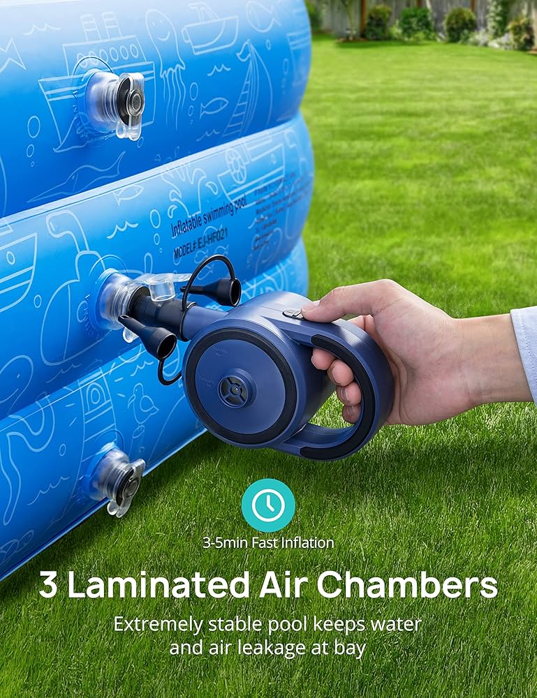 Amazon | EVAJOY 空気注入式スイミングプール 92インチ x 56